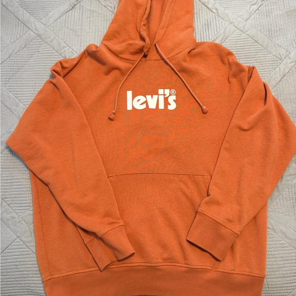 Levi's Men's Bold Orange Hoodie - Picture 1 of 2